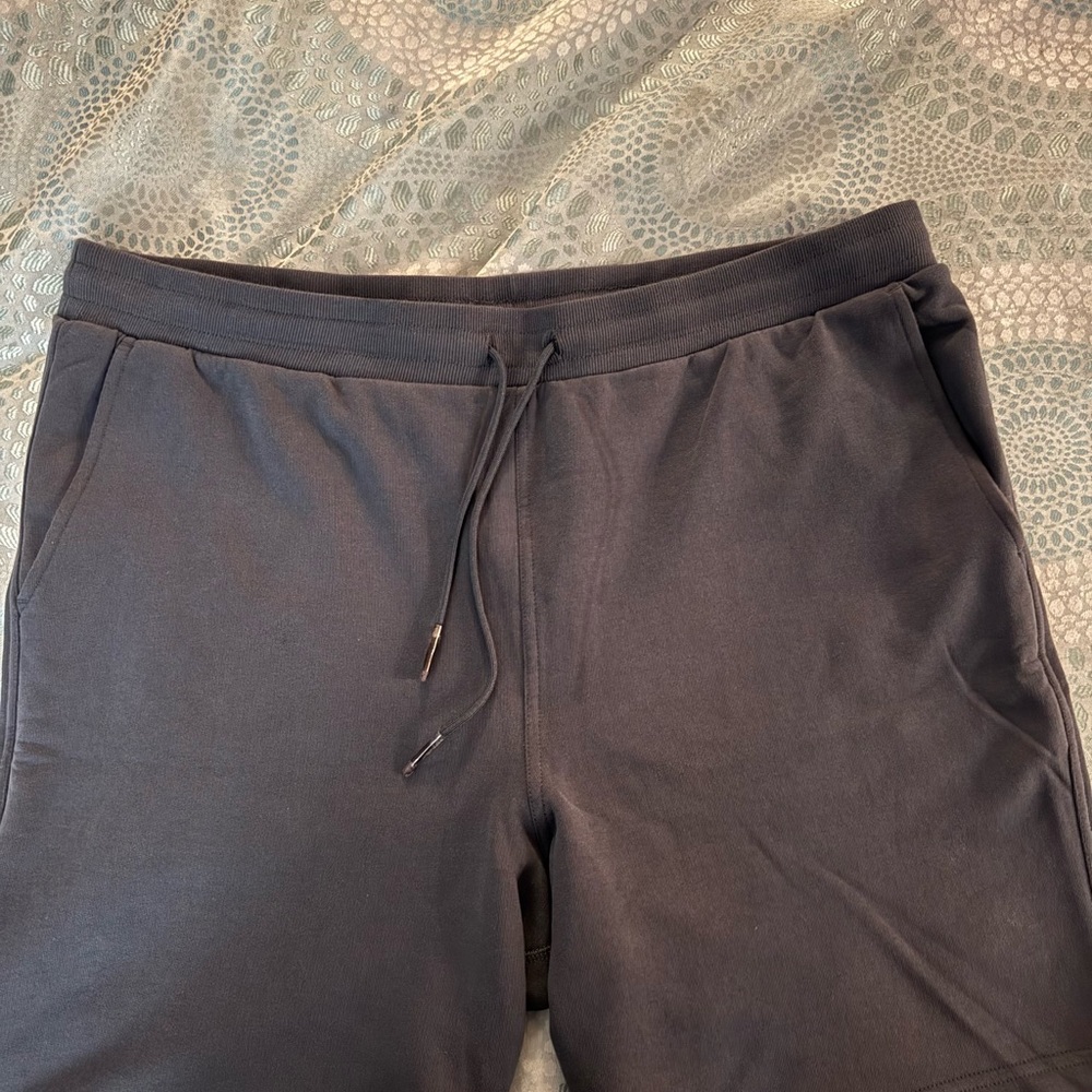 Express Men's Gray Casual Fleece Shorts